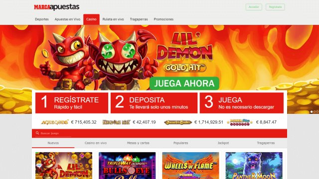 MARCA Apuestas Casino screenshot 2